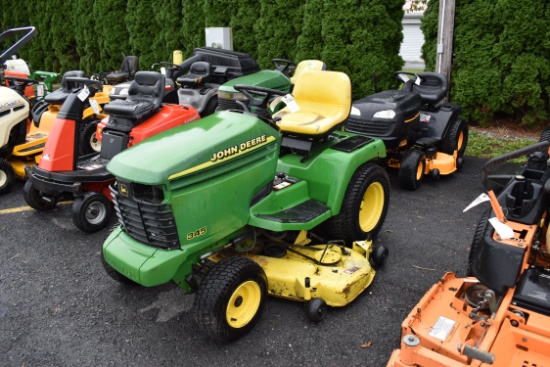 JD 345 mower, 54" deck