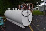 Fuel tank w/pump, 1,000 gals