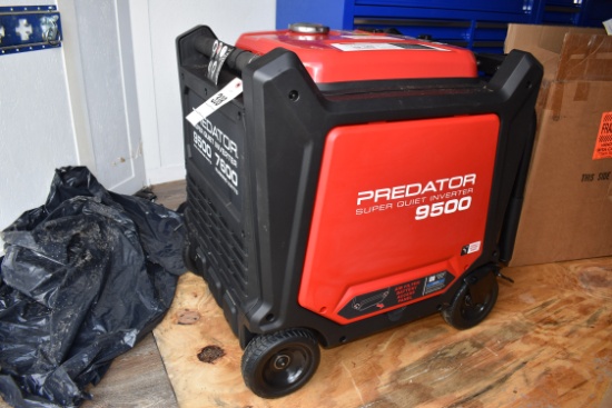 Predator 9500 inverter generator, 9500 starting watt, 7600 running watts, NEW