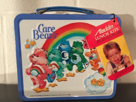 Aladdin Care Bears Metal Lunchbox New With Tags Mint