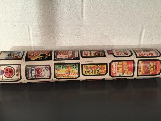 Rare 1979 Wacky Packages Uncut Card Sheet Rolled