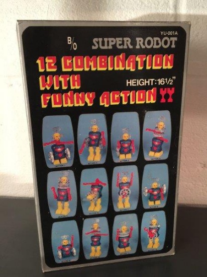 Vintage Super Robot 12 Combination With Funny Action YY Complete