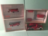 Vintage Wiking 1/160 Scale Fire Trucks Lot New In Boxes