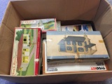 Vintage Box Lot Of Plasticville and Tyco Model Houses