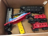 Box Lot of Lionel Trains Rocket Car and More