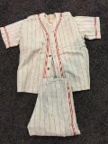 Scarce 1950's 1960's Harvard Baseball Uniform Complete