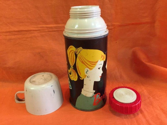 Vintage Barbie Metal Thermos