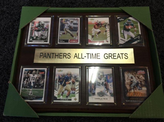 Panthers All-Time Greats Card Framed Collection