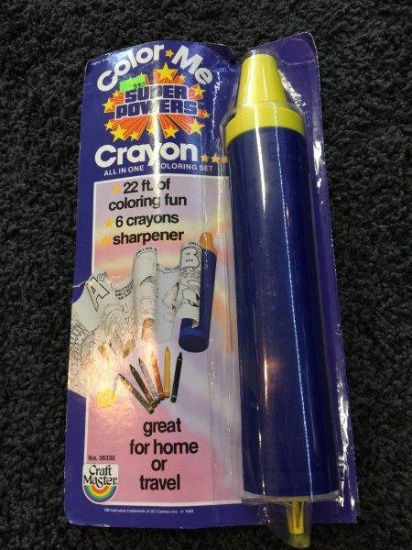 1985 DC Super Powers Color Me Crayon