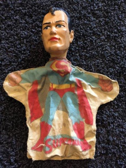 1965 Ideal DC Comics Superman Puppet