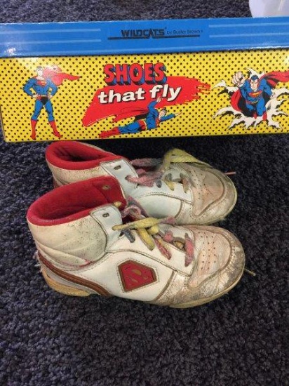 Vintage Wildcats By Buster Brown Superman Shoes That Fly