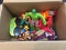 Mixed Box Lot of Action Figures Marvel, Power Rangers And More