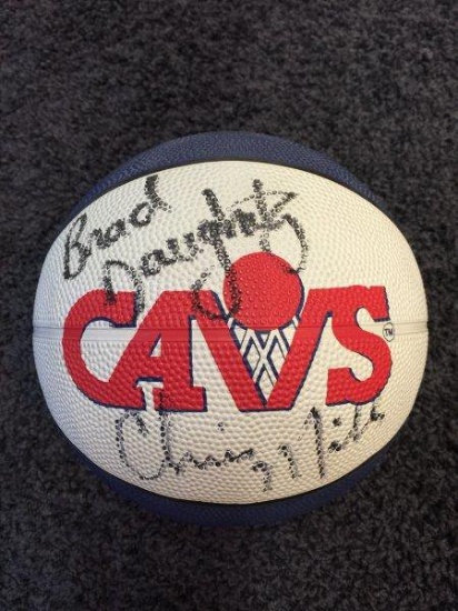 Vintage Basketball Cavaliers Signed Ball