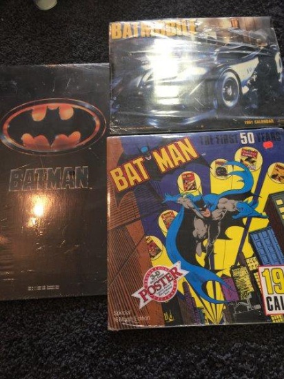 New Old Stock Batman Caldendar Lot