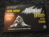 DC Comics 1988 Death In The Family Store Display Advertising Sign