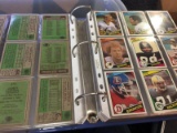 Vintage Binder Full of Football Cards