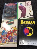 DC Comics The Greatest Team Up, Joker, And Flash Stories Ever Told Lot, And Batman Knightfall Novel