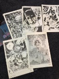 Plate Seven 1986 DC Comics Art Print Lot