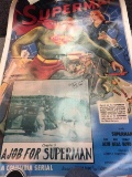 Superman Chapter 5 A Job For Superman Reissue Poster Signed By Kirk Alyn