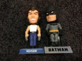 Funko Batman And Wolverine Bobble Head Lot
