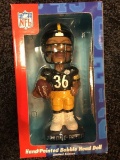 Nfl Hand Painted Bobble Head Jerome Bettis