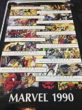 1990 Marvel Calendar Poster