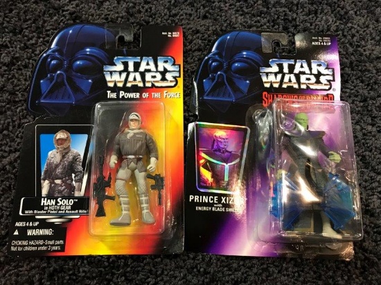 New Old Stock Star Wars Shadows of The Empire And Power Of The Force Han And Prince