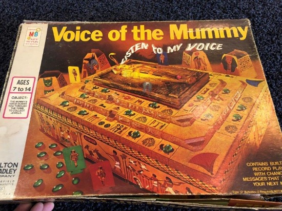 Milton Bradley Voice Of The Mummy Game