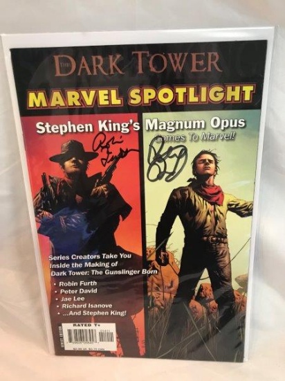 Marvel Comics Marvel Spotlight The Dark Tower Autographed By Robin Furth And Peter David