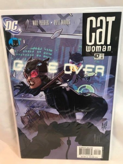 DC Comics Cat Woman Issue 47 Autographed By Adam Hughes