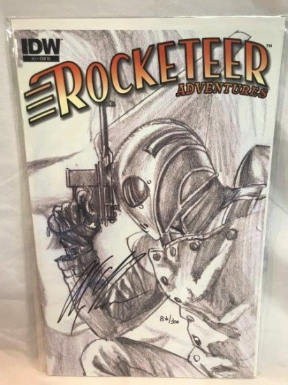 IDW Comics Rocketeer Adventures Limited Edition Signed And Numbered 86/300 Autographed By Alex Ross