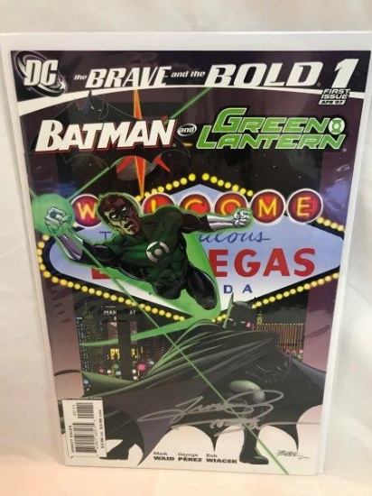 DC Comics The Brave And The Bold Issue 1 Autographed By George Perez And Tom Smith