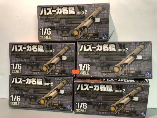 ZACCA Toys 1/6 Scale Rocket Launcher Blind Box Complete Set