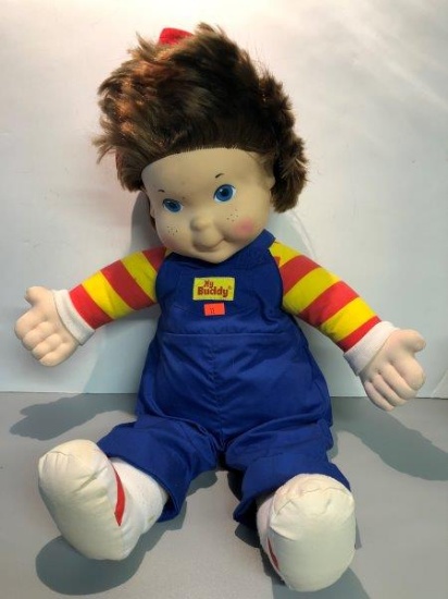 1986 Playskool My Buddy Doll With Hat Clean