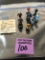 RARE VINTAGE HAND PAINTED MINIATURES BATMAN FAMILY