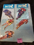 RARE DC VINTAGE SUPERHERO DISPLAY WITH FLASH, BATMAN, ETC