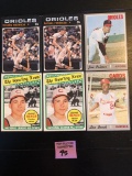 LOT OF CLEAN 1960'S 70'S BASEBALL STARS