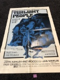 ORIGINAL TWILIGHT PEOPLE VINTAGE MOVIE POSTER