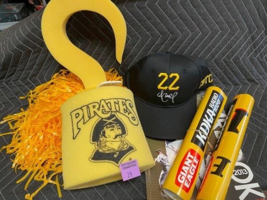 Vintage Mixed Lot of Pittsburgh Pirates Items