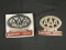 Pair of AAA Nation Award License Plate Toppers