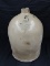 Antique Primitive Cobalt Blue Salt Glaze 5 Gallon Handled Shoulder Jug