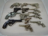 Lot of 14 Toy Cap Guns Hubley / Kilgore / Daisy & More