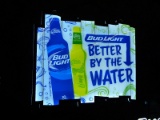 New Bud Light Lime Waterfront LED Advertising Beer Sign