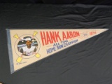 Atlanta Braves Hank Aaron 1974 Home Run Champ Pennant