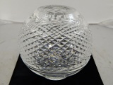 Waterford Crystal Rose Bowl Vase Glandore 1950's