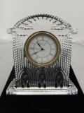 Waterford Crystal Desk Clock Battery Operated