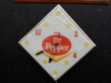 Vintage Dr. Pepper Light up Soda Advertising Clock by PAM