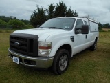 2008 FORD F250 PU, GAS, AUTO, EXT CAB S/N AFTSX20578EA53577 MI SHOWING 187506 **TITLE TO FOLLOW