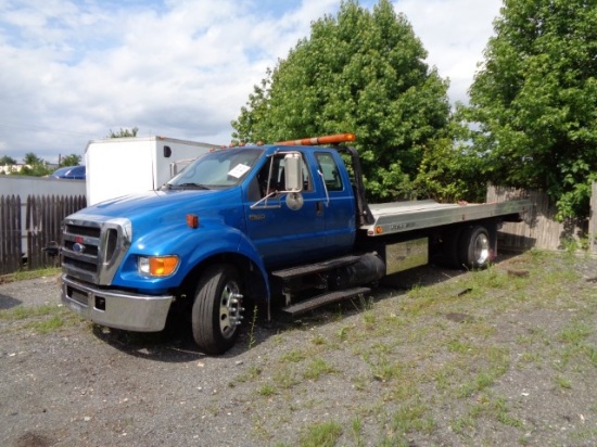 2005 FORD F650 XLT SUPER DUTY C7, CAT DSL PWR EXT CAB, 21' ALUM JERR DAN RO