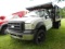 2006 FORD F550 STAKEBODY DUMP DSL, AT, ELEC HOIST S/N 1FDAF56P76EA03604 MI SHOWING 205895